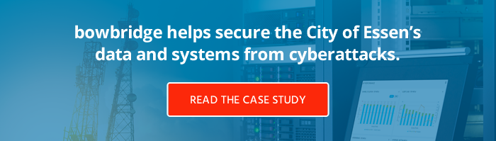 bowbridge helps secure the City of Essen's data and systems from cyberattack. Read the case study.
