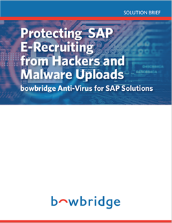 Protecting SAP-E-Recruiting from Hackers and Malware Uploads